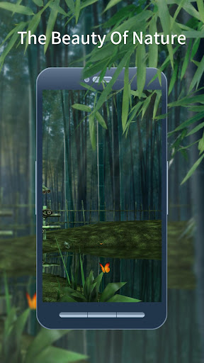 3D Bamboo House Live Wallpaper Screen 3