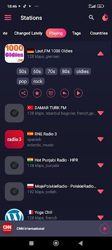Radios Music-Player Screen 2