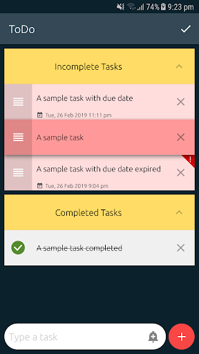 ToDo List App Screen 2