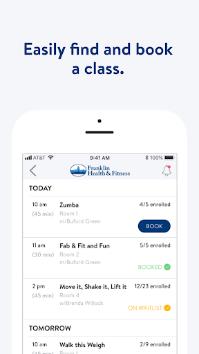 Screenshot of Franklin Health and Fitness