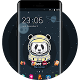 Cool Panda Merry Go Round Planet Space Free Theme icon