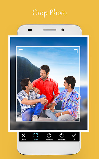 Android application Friendship photo editor frames screenshort