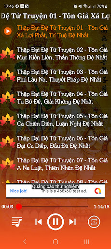 Thập Đại Đệ Tử Truyện Audio Screen 3