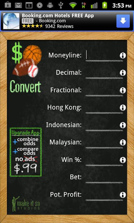Sports Betting Odds Calculator - 1.0.3 - (Android)