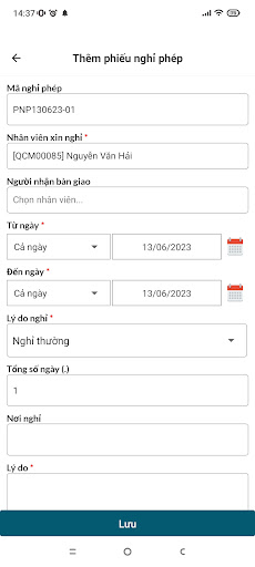 Android application GMT ERP screenshort