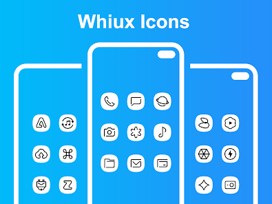 Whiux White - Icon Pack 3.6 APK + Mod (Paid for free / Patched) for Android