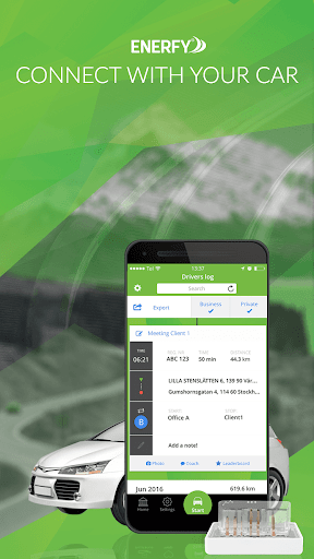 Android application Enerfy screenshort