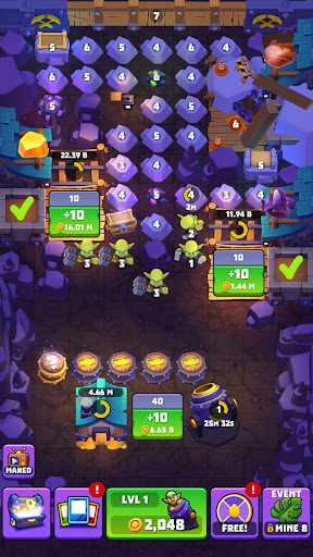 Gold & Goblins: Idle Merger - Simulation - games