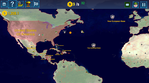 Android application Countryballs: World War Simula screenshort