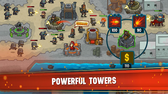 Défense Steampunk: Tower Defense