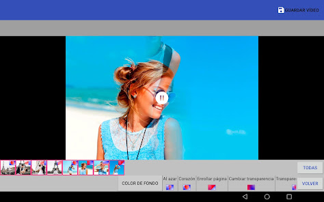 Captura de Pantalla 16 Haz un video de fotos y música android