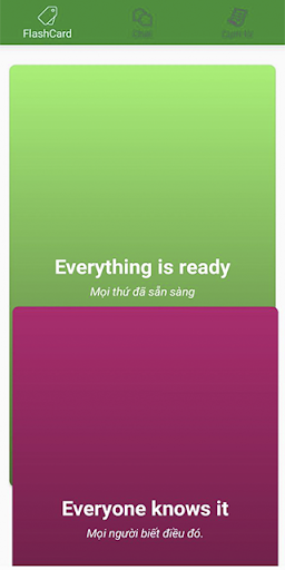 Android application English Phrases screenshort