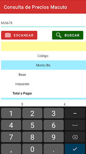 Consulta de Precios Macuto Screen 3