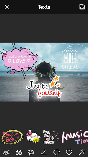 Android application Font Style Candy Text on Photo screenshort