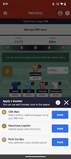 The Sun Dream Team Soccer 2