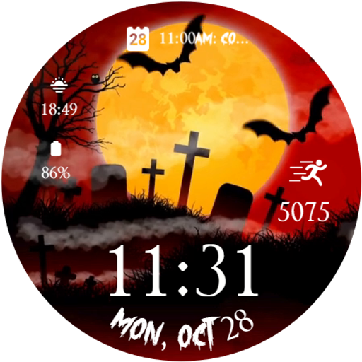 Spooky Halloween Animated Face Unduh di Windows