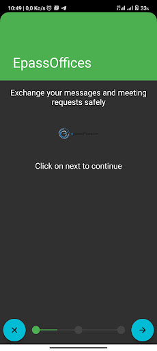 Android application EPASSOFFICES screenshort