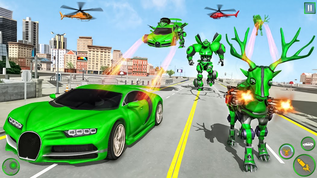 Deer Robot Car Game-Robot Game banner
