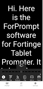 ForPrompt Tablet Prompter Unknown