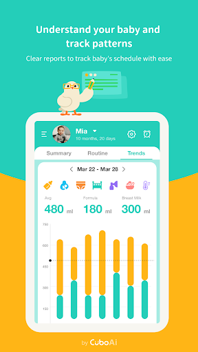 Screenshot of Baby Tracker & Diary - CuboAi