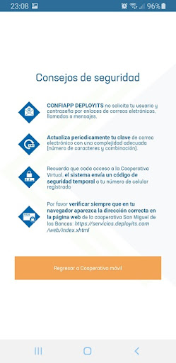 ConfiApp Screen 2