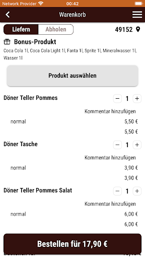 Pizza Amore Ostercappeln Screen 2