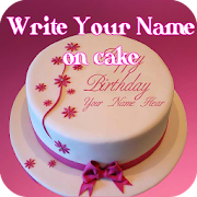 Cake with Name wishes - Write Name On Cake  Icon