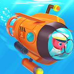 Cover Image of Download Dinosaur Submarine - for kids  APK