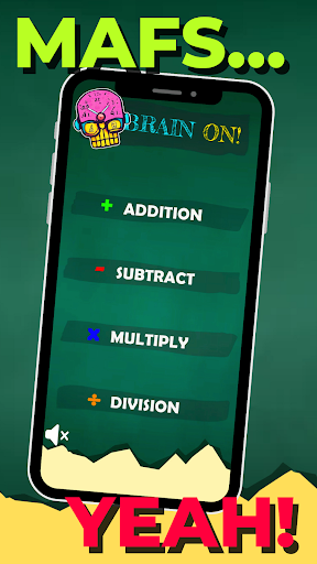 Android application Brain On: Math Quiz screenshort