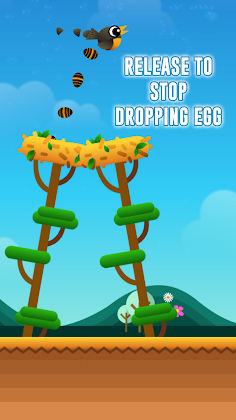 Flying Bird: Fun Egg Drop Game - Screenshot 2