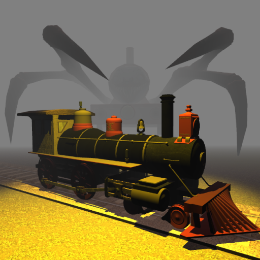 Fight with scary spider trains