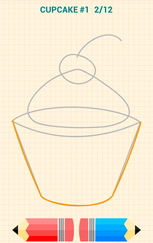 Android application How to Draw Desserts screenshort