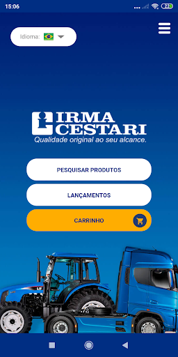 Android application Irma Cestari - Catálogo screenshort