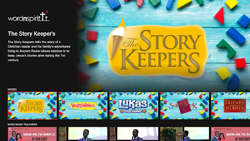 Android application WordnSpirit TV screenshort