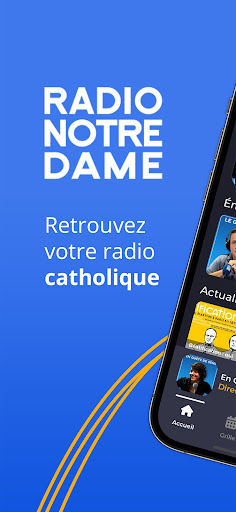 Android application Radio Notre Dame - 100.7 FM screenshort