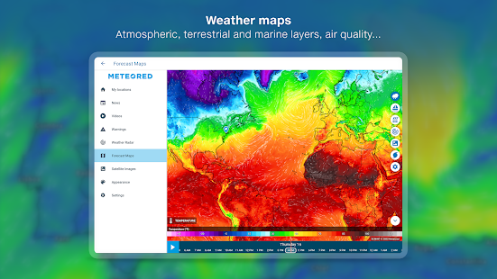 Weather - Meteored Pro News Screenshot