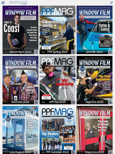 Android application Window Film Magazine screenshort