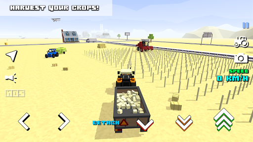 Blocky Farm Racing & Simulator ekran görüntüsü
