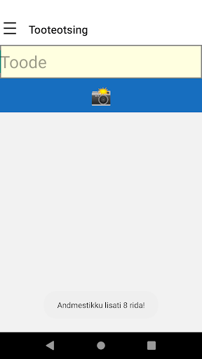 Android application Inventuur screenshort