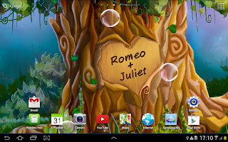 screenshot of Tree of Love Live Wallpaper