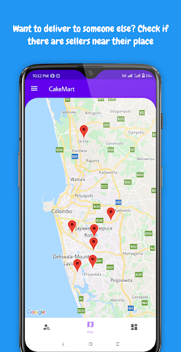 CakeMart: Find Nearby Bakers Screen 2