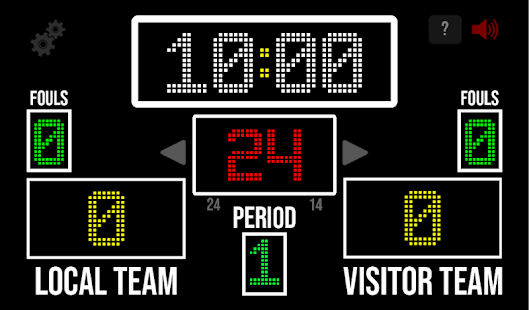 Basketball Scoreboard Screenshot