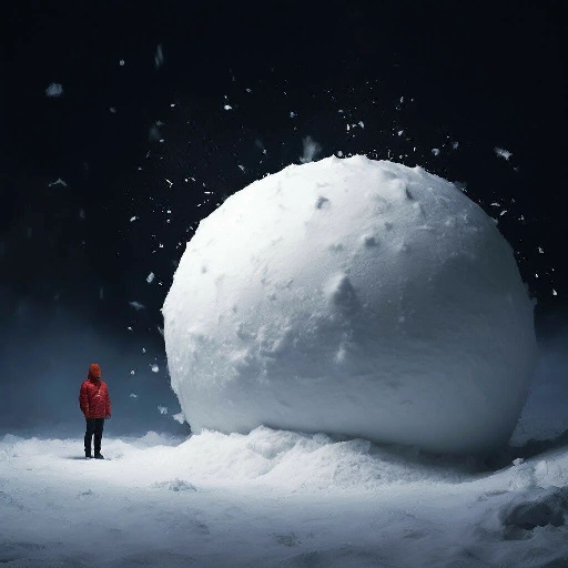 Night snowball