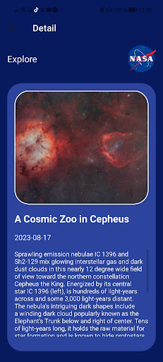 Android application Astronomy app screenshort