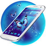 Neon Glitter Butterfly Launcher Theme icon