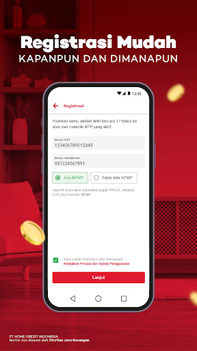 Home Credit GO! Screen 2