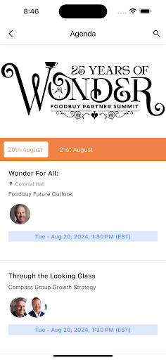 2024 Foodbuy Partner Summit Screenshot