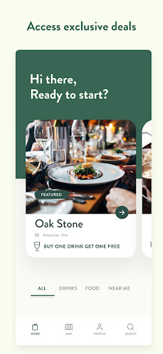 Android application DiningOut Passbook screenshort