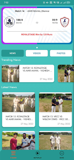 Android application VRMC LIVE screenshort