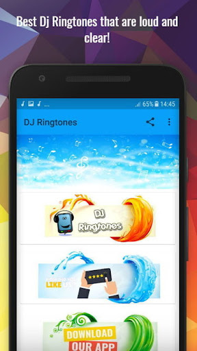 Android application DJ Ringtones screenshort